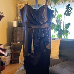 Eliza J Black Midi Dress